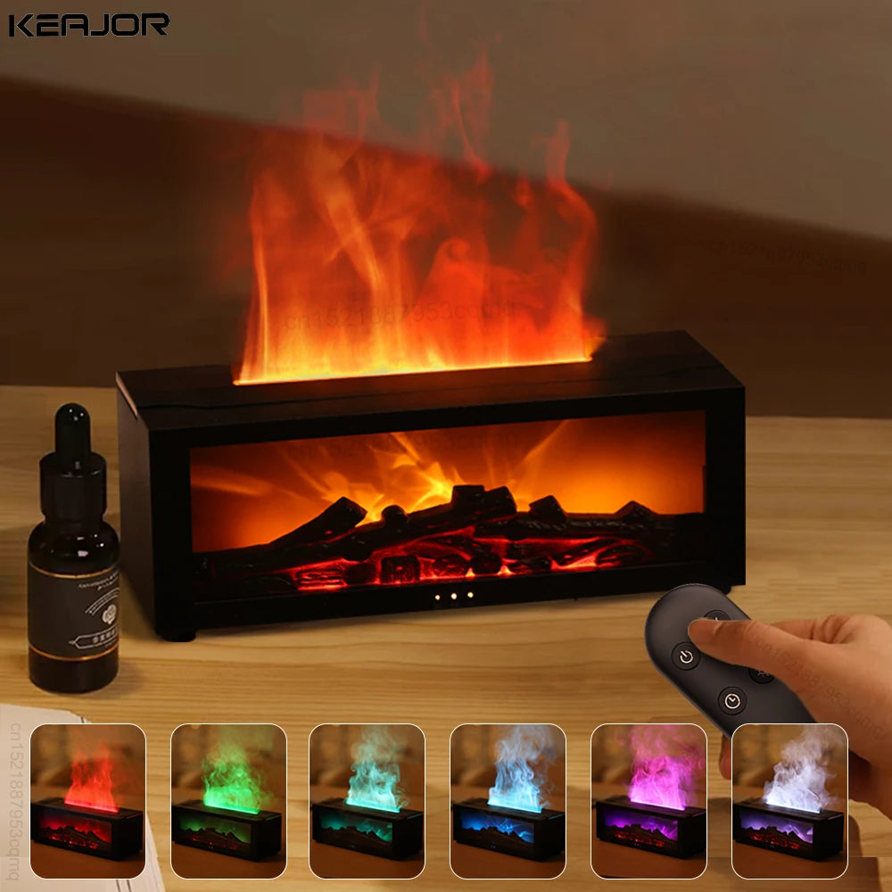 Homeizo Flame Aroma Humidifier & Diffuser